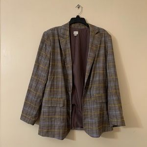 A New Day Plaid Blazer